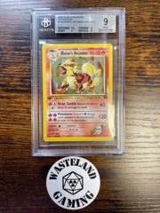 2000 Gym Challenge 1st Edition 1 Blaine's Arcanine Holo BGS 9 0013321131